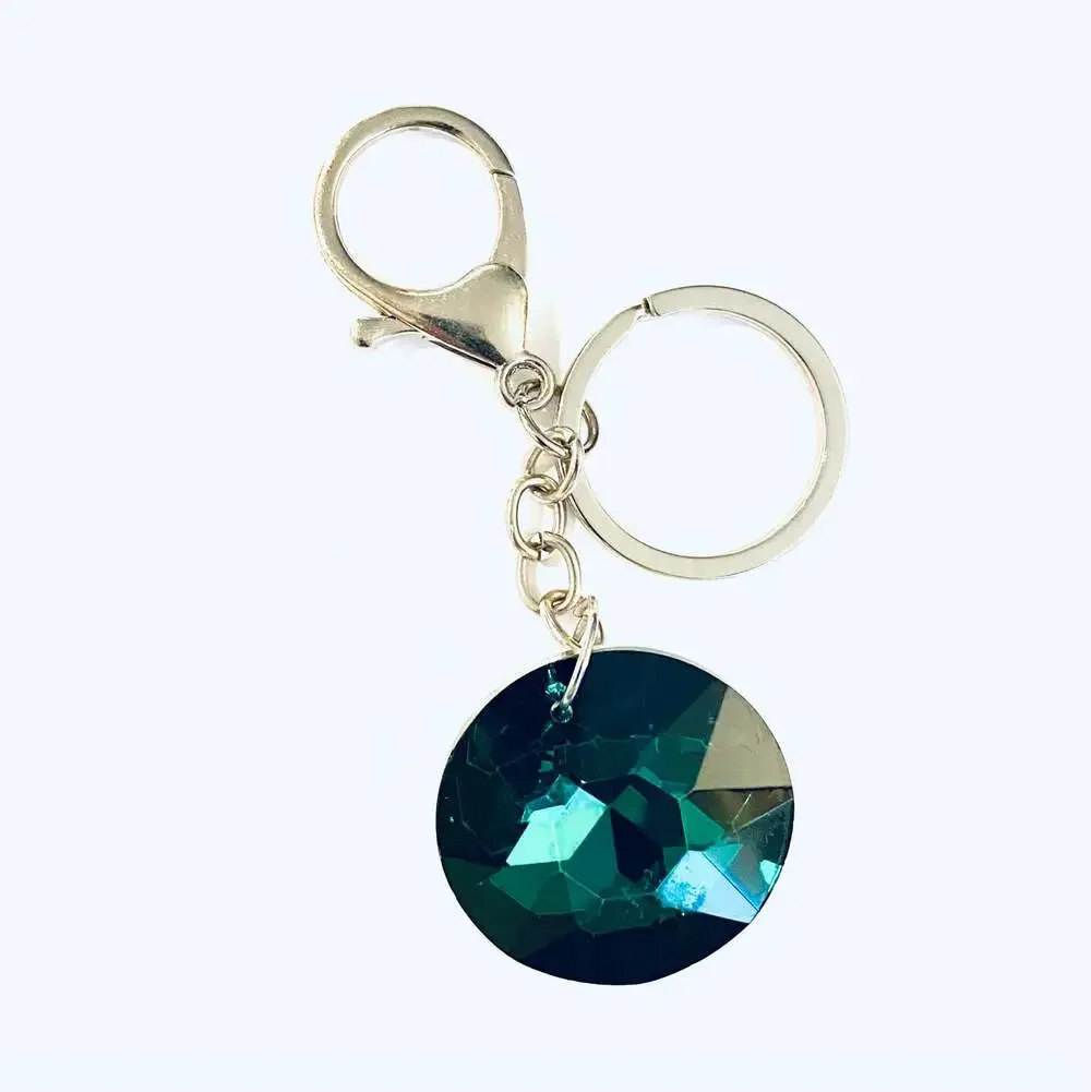 Emerald Green Bauble Keychain